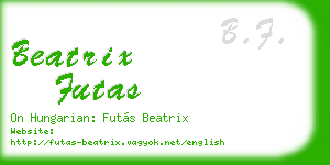 beatrix futas business card